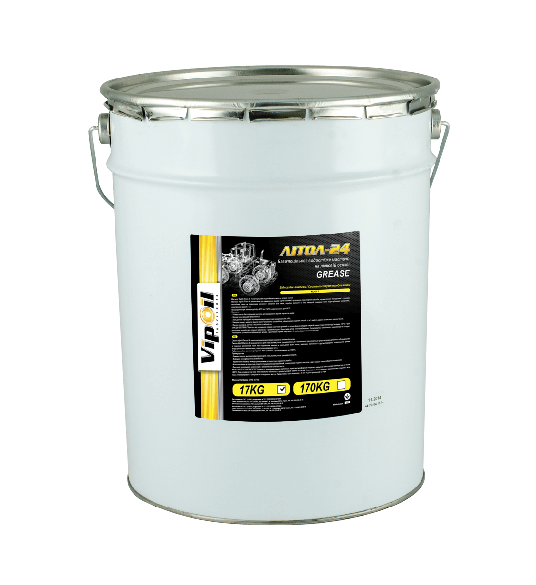 Мастило VipOil Літол-24 17кг